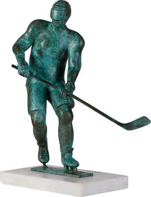 Лизунов Пётр Викторович. Скульптура «Хоккеист»